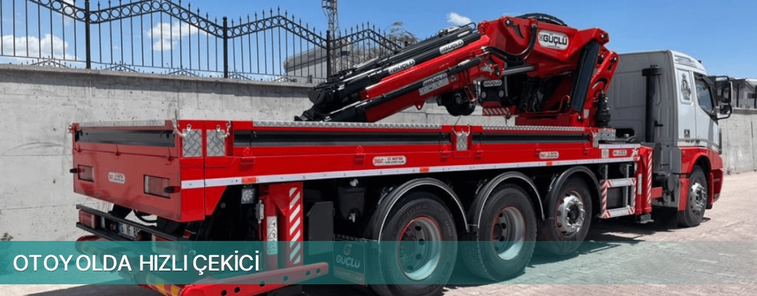Mordoğan İlçemi Otoyolda Hızlı Çekici